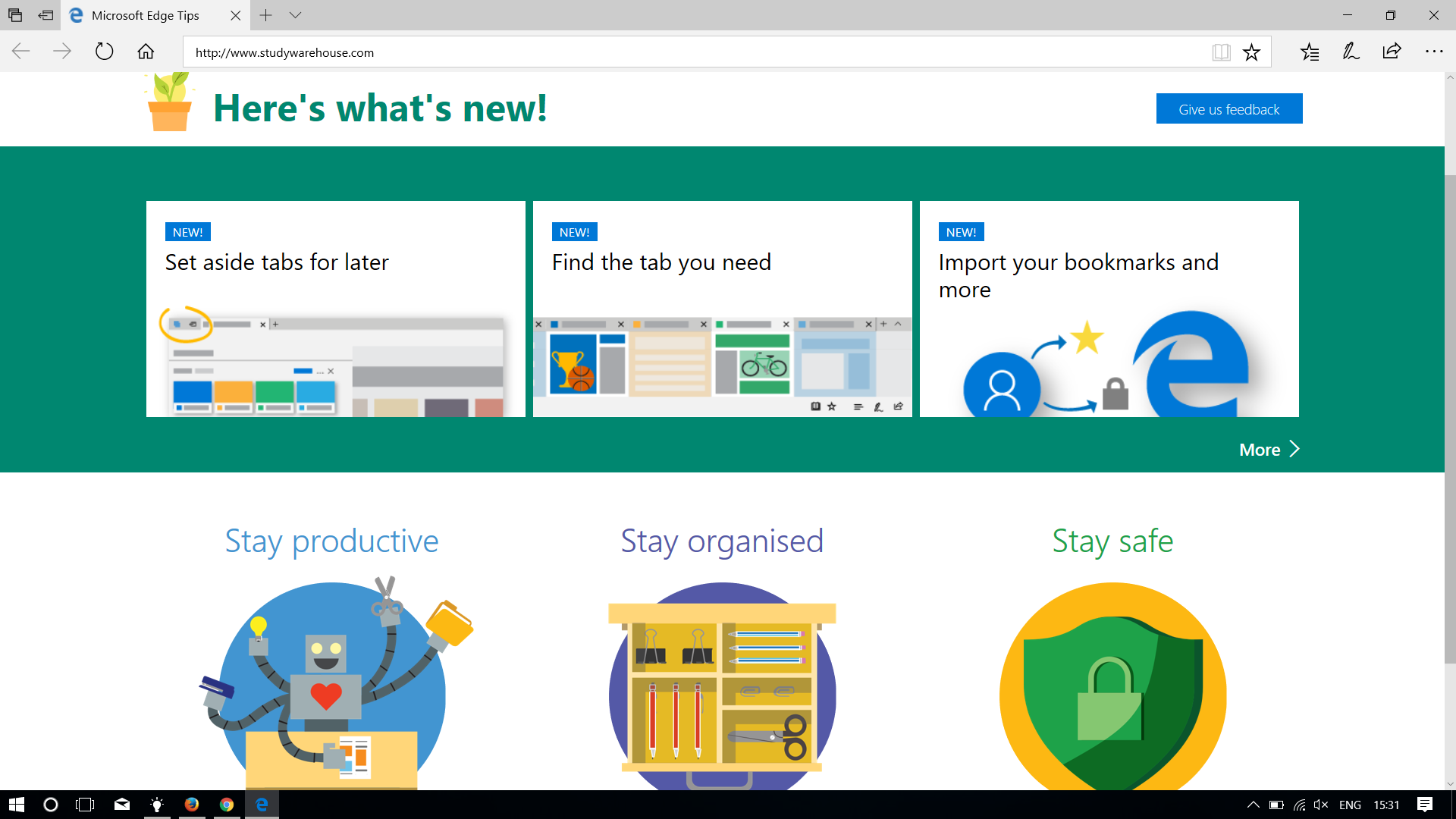 Browse better, faster with Microsoft Edge