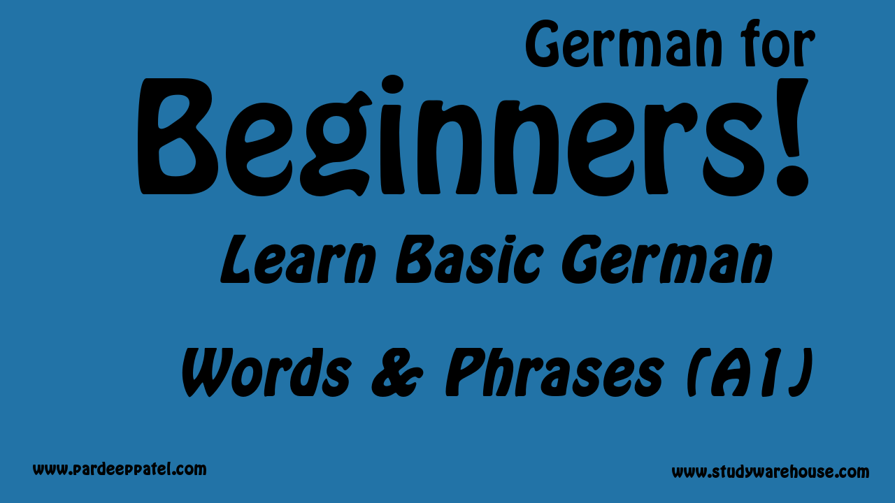 Learn Basic German Words & Phrases – (A1) – German for Beginners