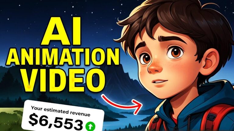 Create and Monetize Animated Cartoon Videos Using AI in 5 Simple Steps
