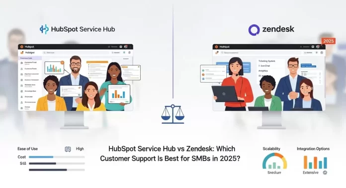 HubSpot Service Hub vs Zendesk - Which Customer Support Tool Is Best for SMBs in 2025 HubSpot Service Hub vs Zendesk - Which Customer Support Tool Is Best for SMBs in 2025
