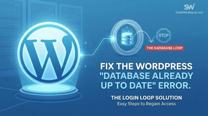 How to Fix the WordPress Your Database is Already Up to Date Login Loop How to Fix the WordPress Your Database is Already Up to Date Login Loop